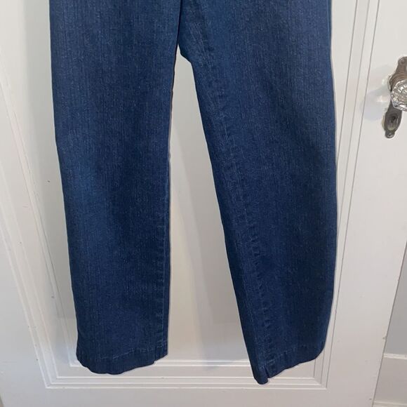 Talbots Petites classic side zip blue jeans - Picture 3 of 9